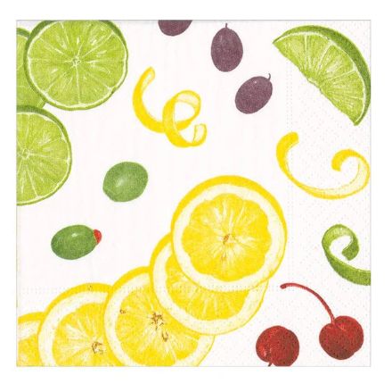 WITH AN EXTRA TWIST COCKTAIL NAPKINS