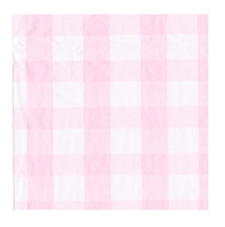 GINGHAM PINK COCKTAIL NAPKINS