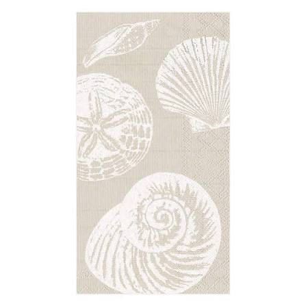 SHELLS SAND HOSTESS NAPKINS