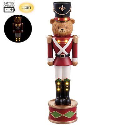 17.5"B/O SOLDIER BEAR W/LIGHT