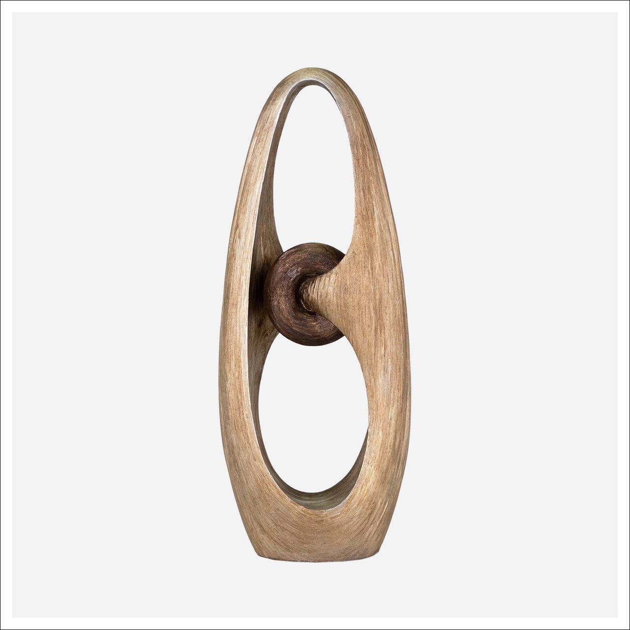 Zaha Sculpture-SB Gold, wood