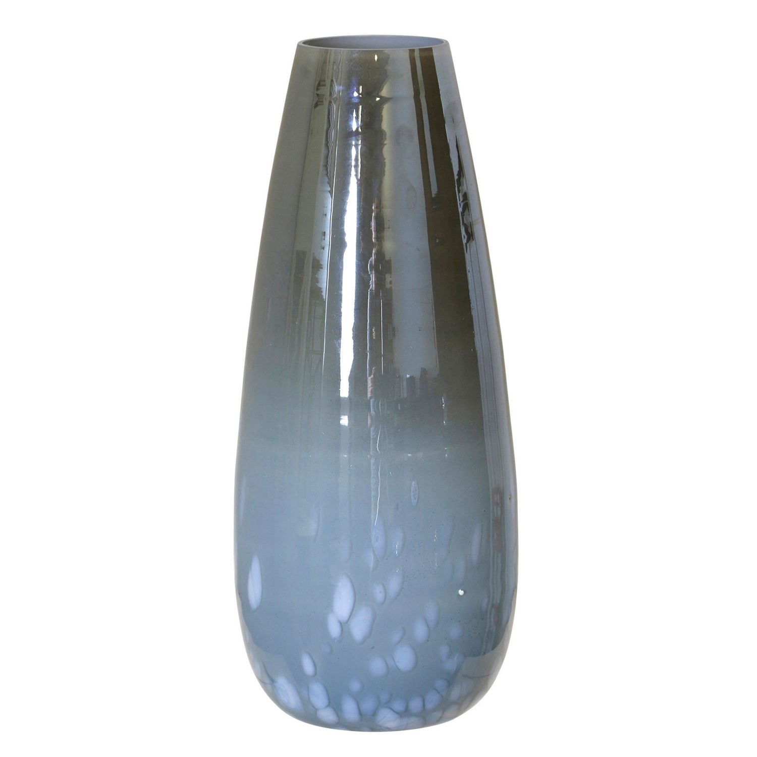 Smoky Gray Ombre Vase