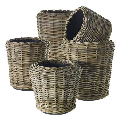 Rattan Basket 16.5"x 17"