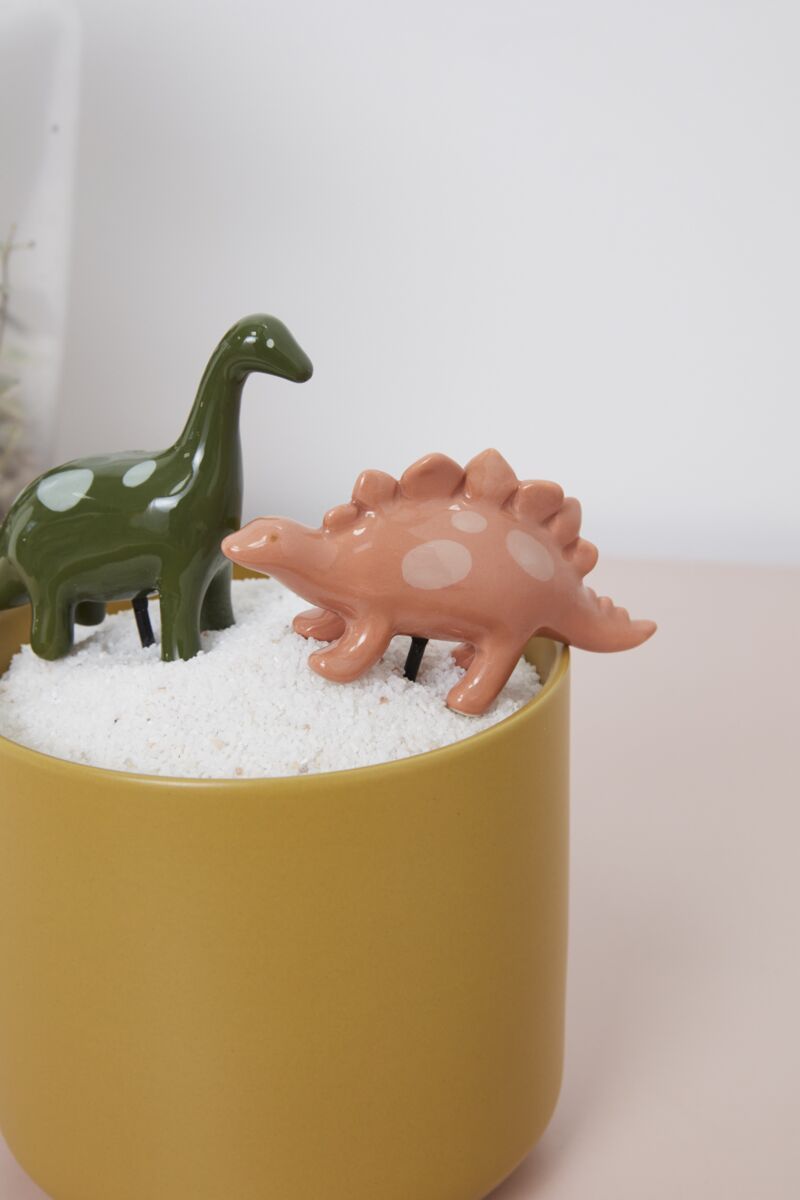 Dinosaur Friends Plant Sticks Set of 2 - 4"/5"