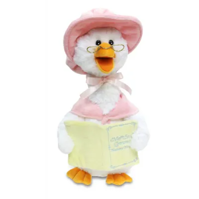 MOTHER GOOSE PINK HAT YELLOW BOOK