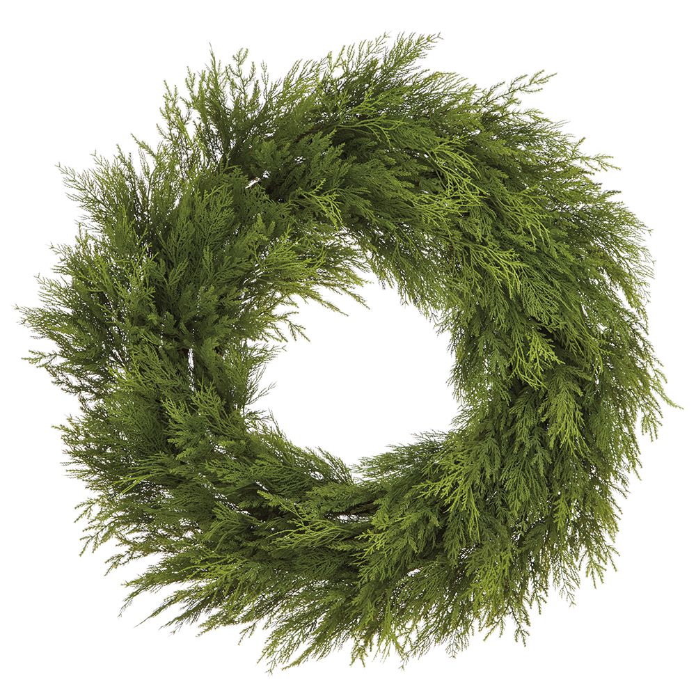 44" Ultra Deluxe Mixed Cedar Wreath