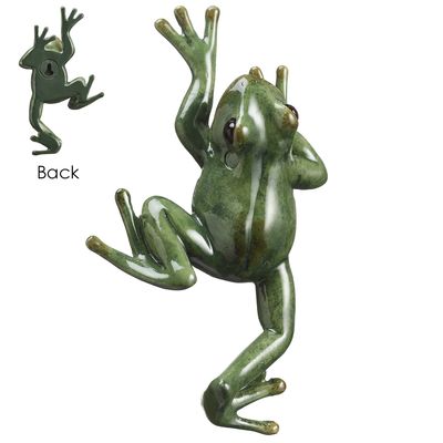 6"FROG WALL DECOR GR