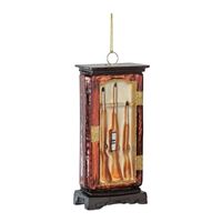 Gun Case Ornament 5"H Glass