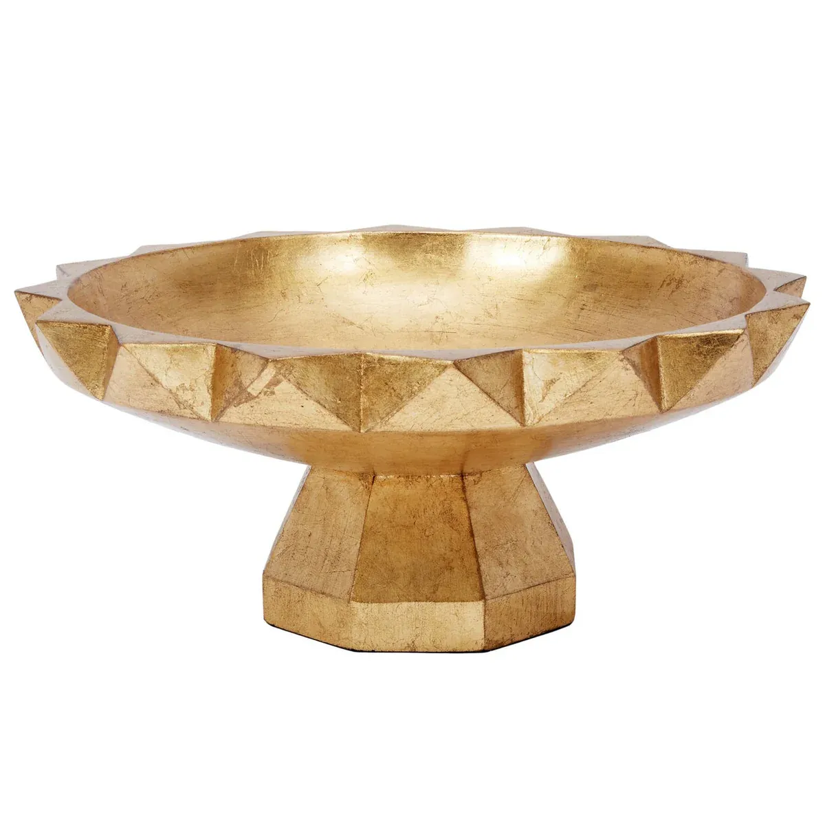 Julius Gold Leaf Decorative Bowl