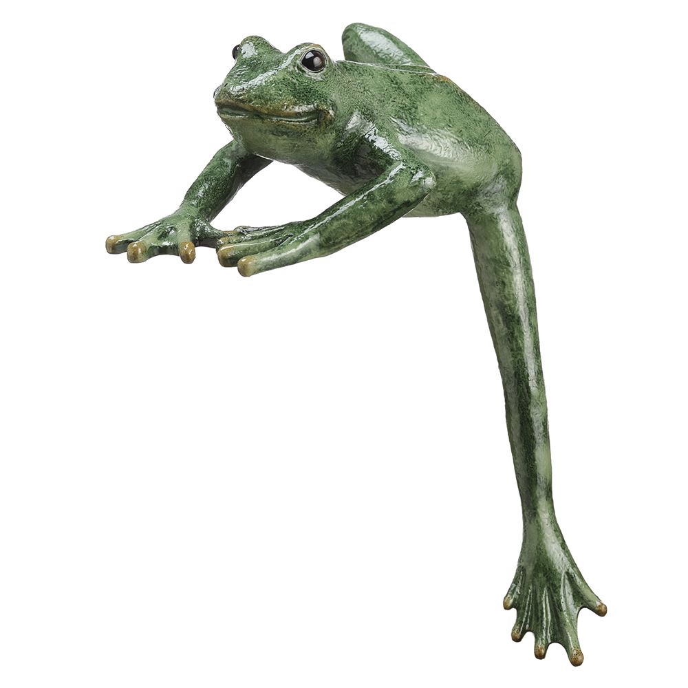 12.6"FROG WALL DECOR GR