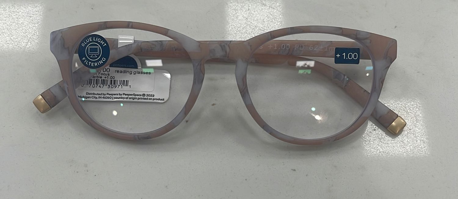CANYON FOCUS READING GLASSES +1.00