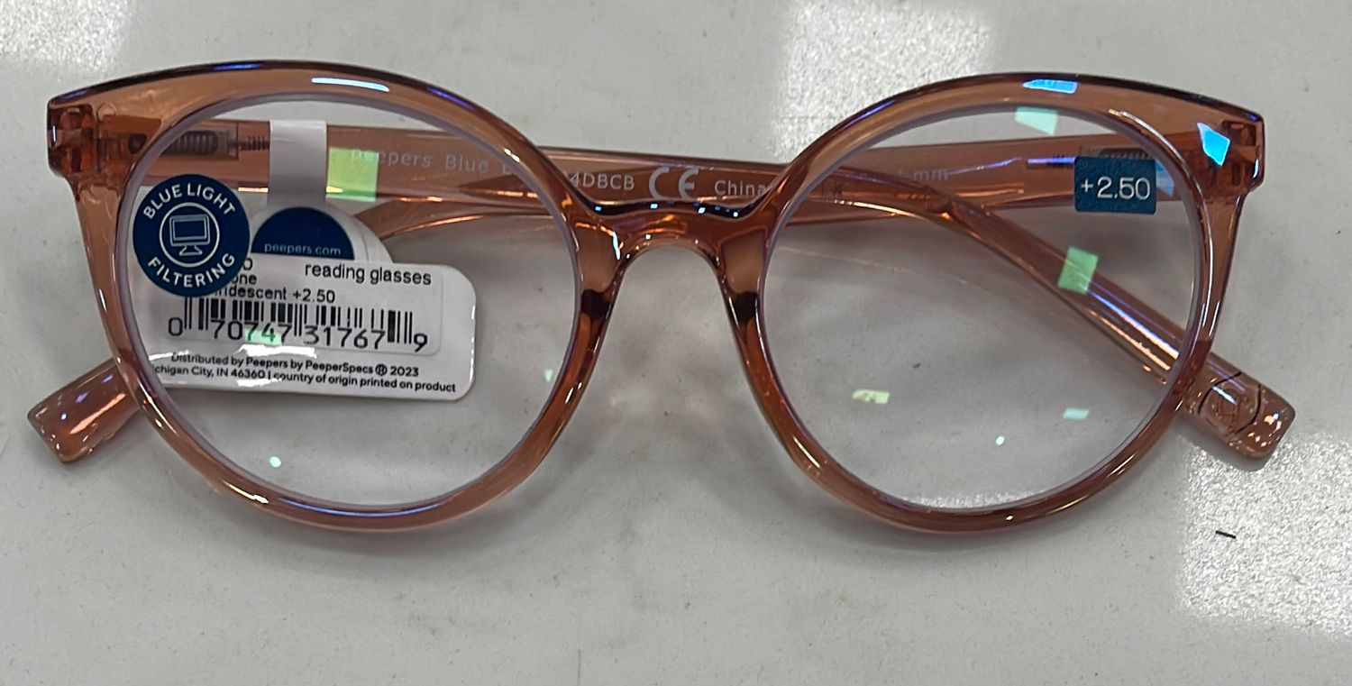 PEEPERS MOONSTONE BLUSH IRIDESENT READERS