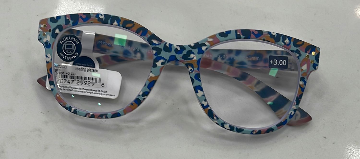 PEEPERS OASIS LEOPARD READERS +3.00