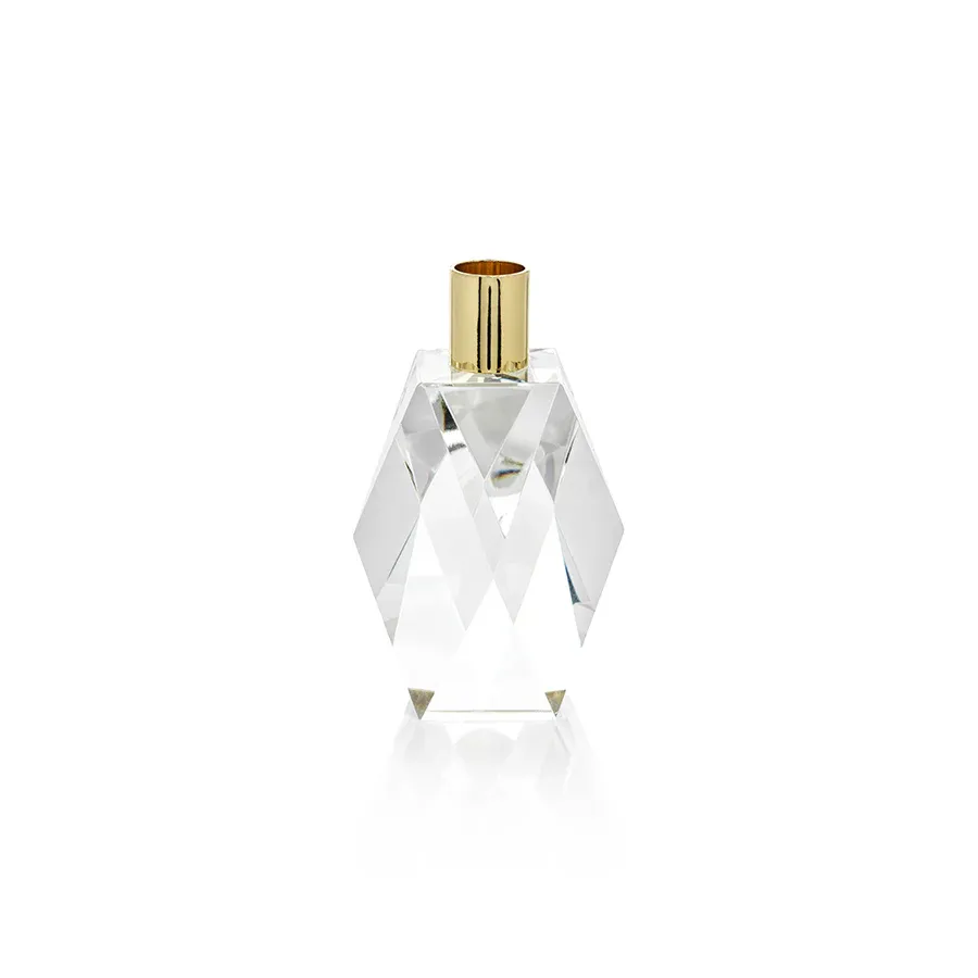 FLORENCE DIAMOND CRYSTAL CANDLEHOLDER