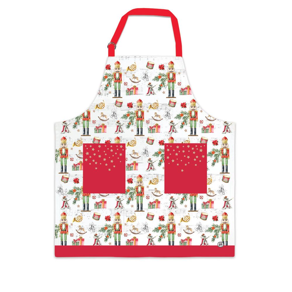 NUTCRACKER SUITE APRON WITH POCKETS