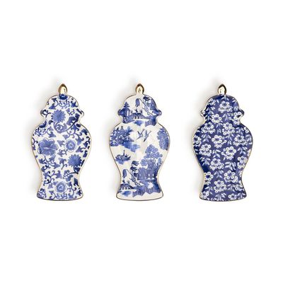 Ginger Jar Trinket Tray Asst / 3 Designs