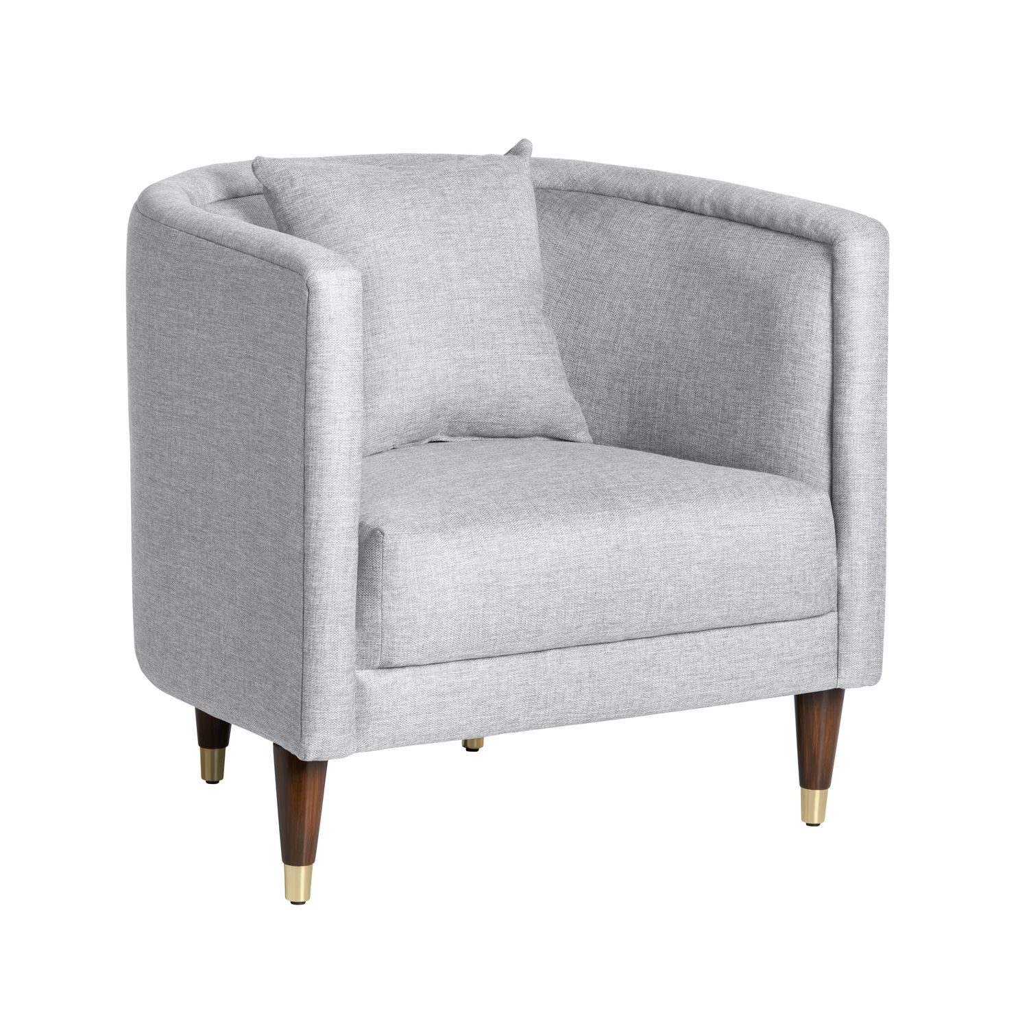 Tarek Basket Silver Armchair