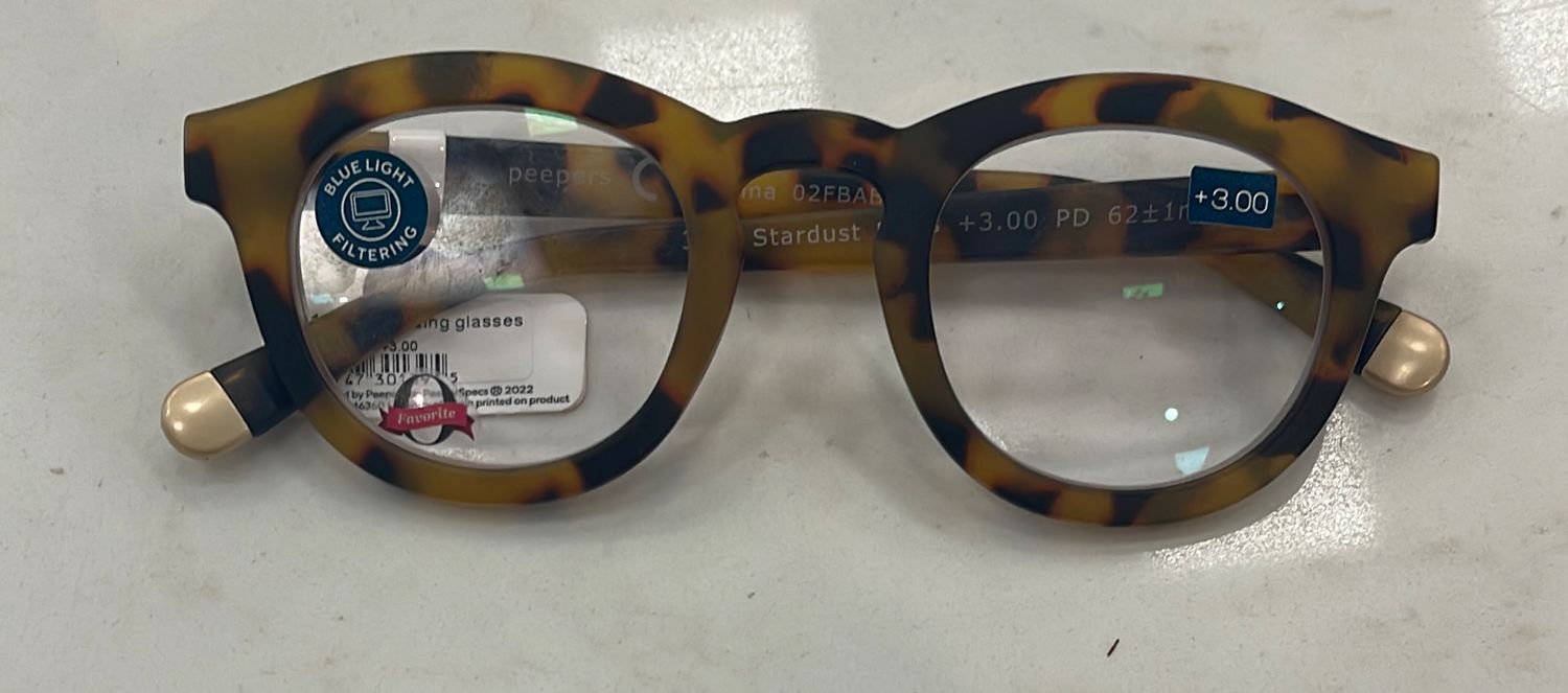 PEEPERS STARDUST FOCUS TOKYO TORTOISE READERS +3.00