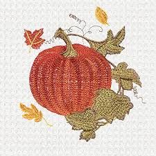 RED AUTUMN KITCHEN TOWEL