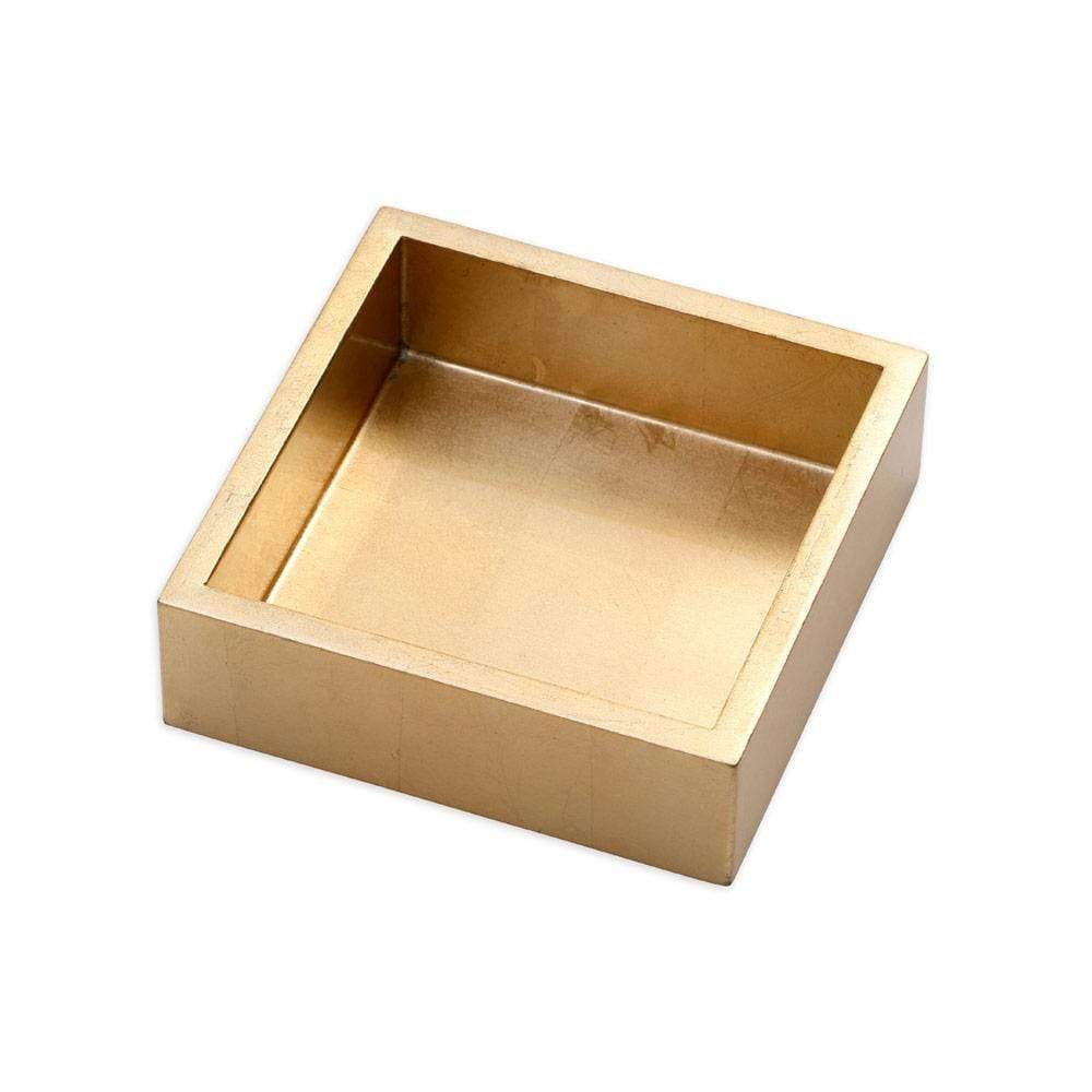 GOLD LACQUER COCKTAIL NAPKIN HOLDER