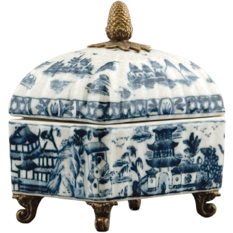 Rectangular Box - Blue Willow