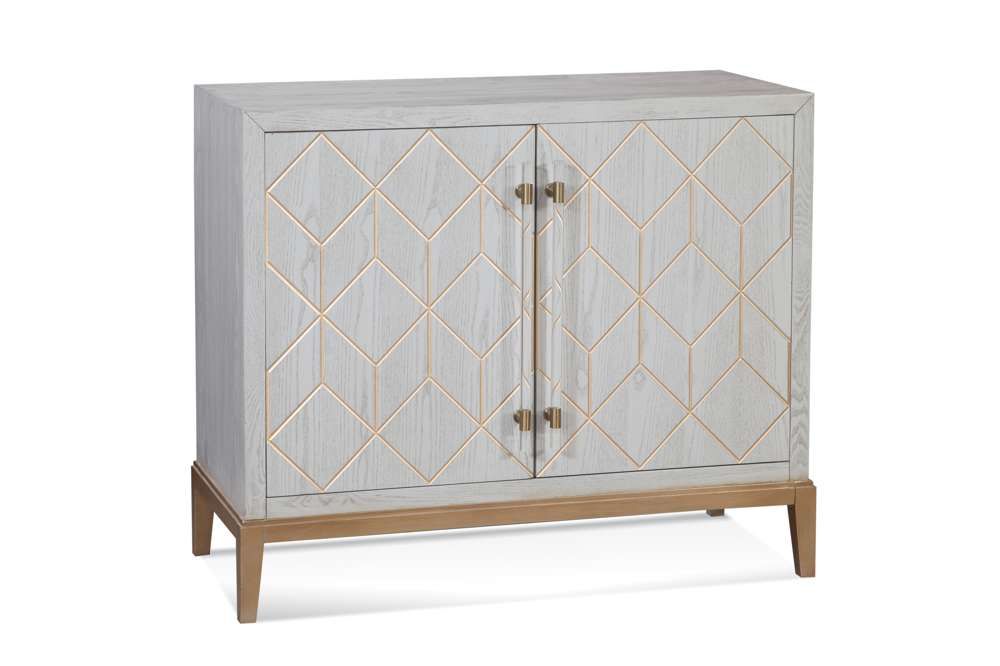 PERRINE WHITE BAR CABINET
