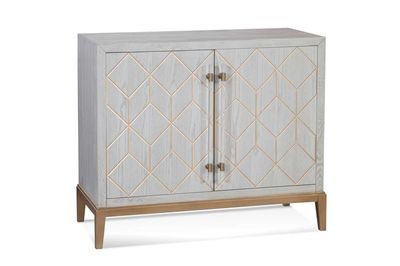 PERRINE WHITE BAR CABINET