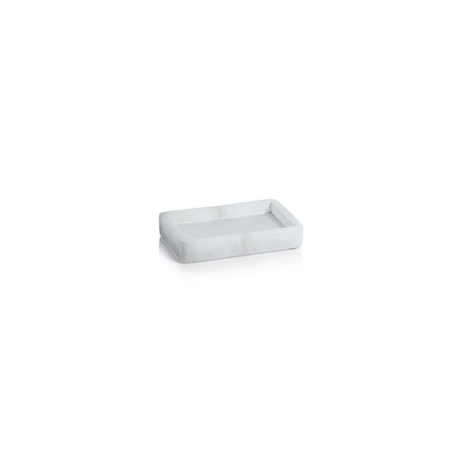 Cote d'Azur Alabaster Rectangular Soap Dish
