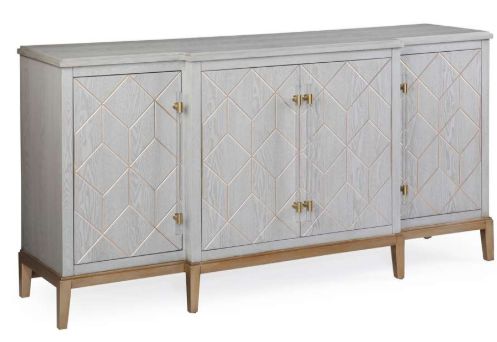 GRAY PERRINE FOUR DOOR CABINET