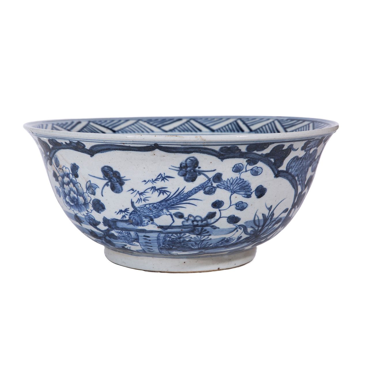 Dynasty Bowl Bird Floral Medallion Motif