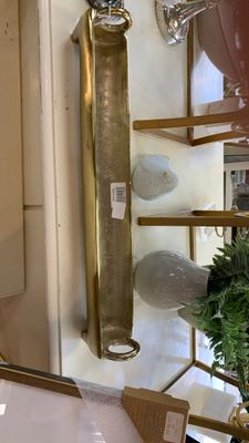 Gold table accent Candle/Plant holder