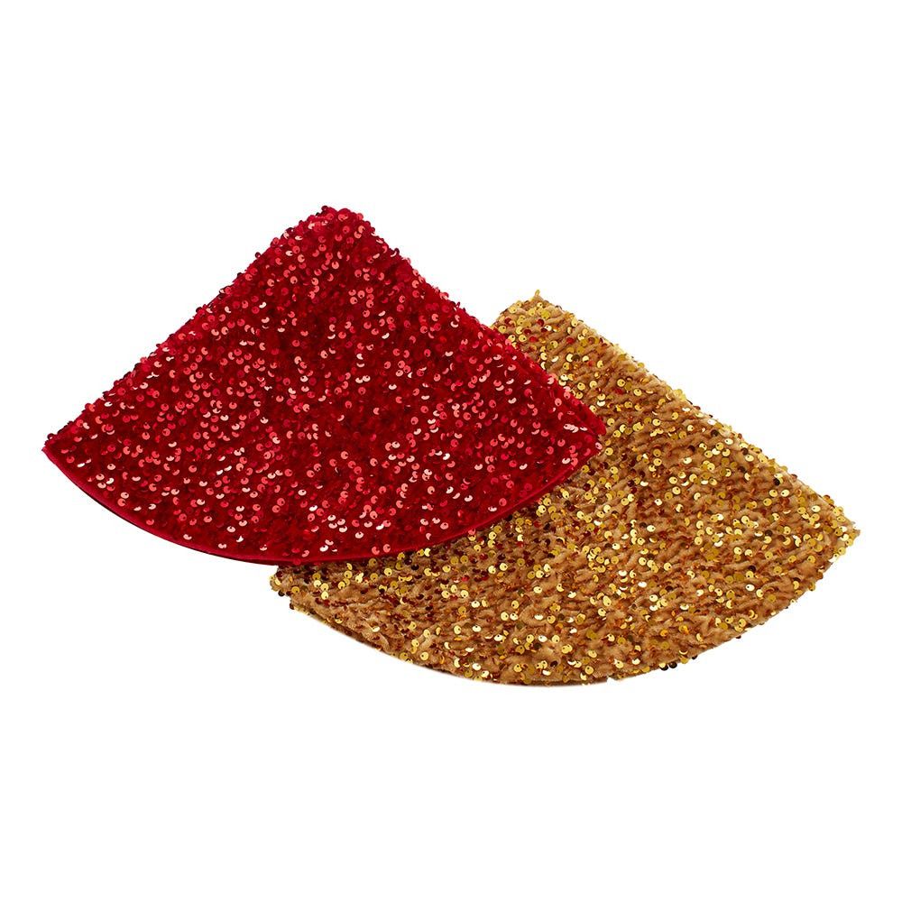 20" RED/GOLD SEQUIN MINI TRSKRT