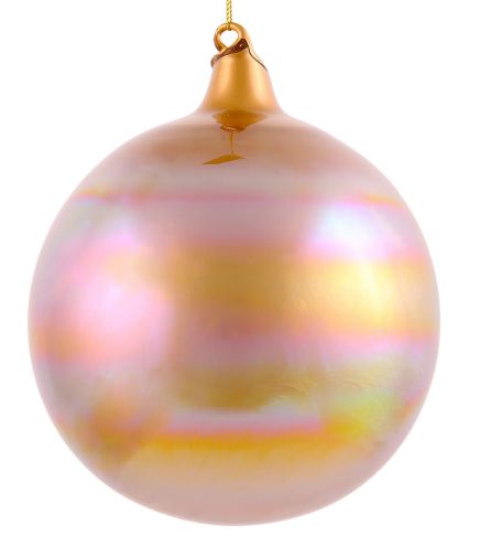 150 mm Pearl Glass Ball - Gold
