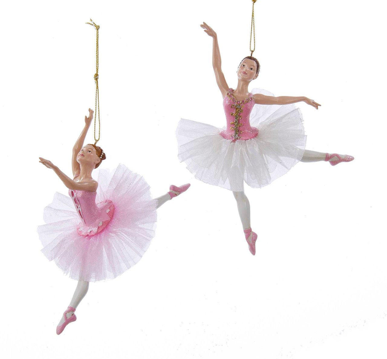6.75"RESIN PINK BALLERINA ORN