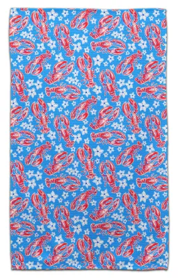 DANCING LOBSTER ECO FRIENDLY TOWEL