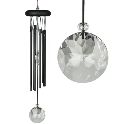 CRYSTAL MEDITATION CHIME BLACK WOODSTOCK