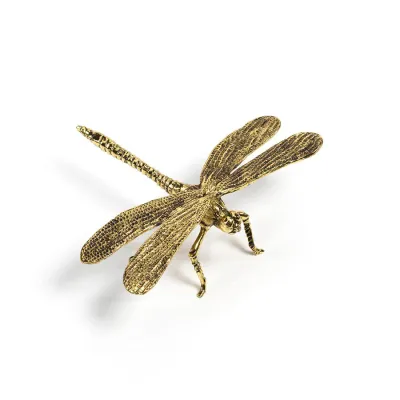DECORATIVE GOLD INSECT - DRAGONFLY