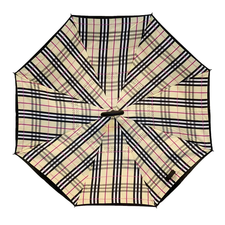 BURBERRY INSPIRED PLAID UMBRELLA