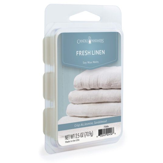 FRESH LINEN SCENTED WAX MELTS 2.5 OZ