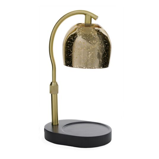 CANDLE WARMERS MERCURY GLASS CANDLE WARMER LAMP GOLD