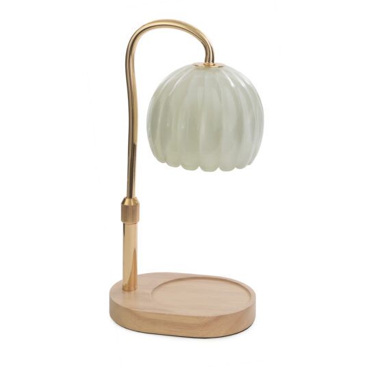 CANDLE WARMERS MILK GLASS CANDLE WARMER LAMP CREAM