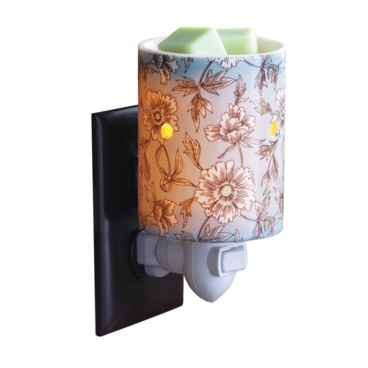 PLUGGABLE WAX WARMER FLORA