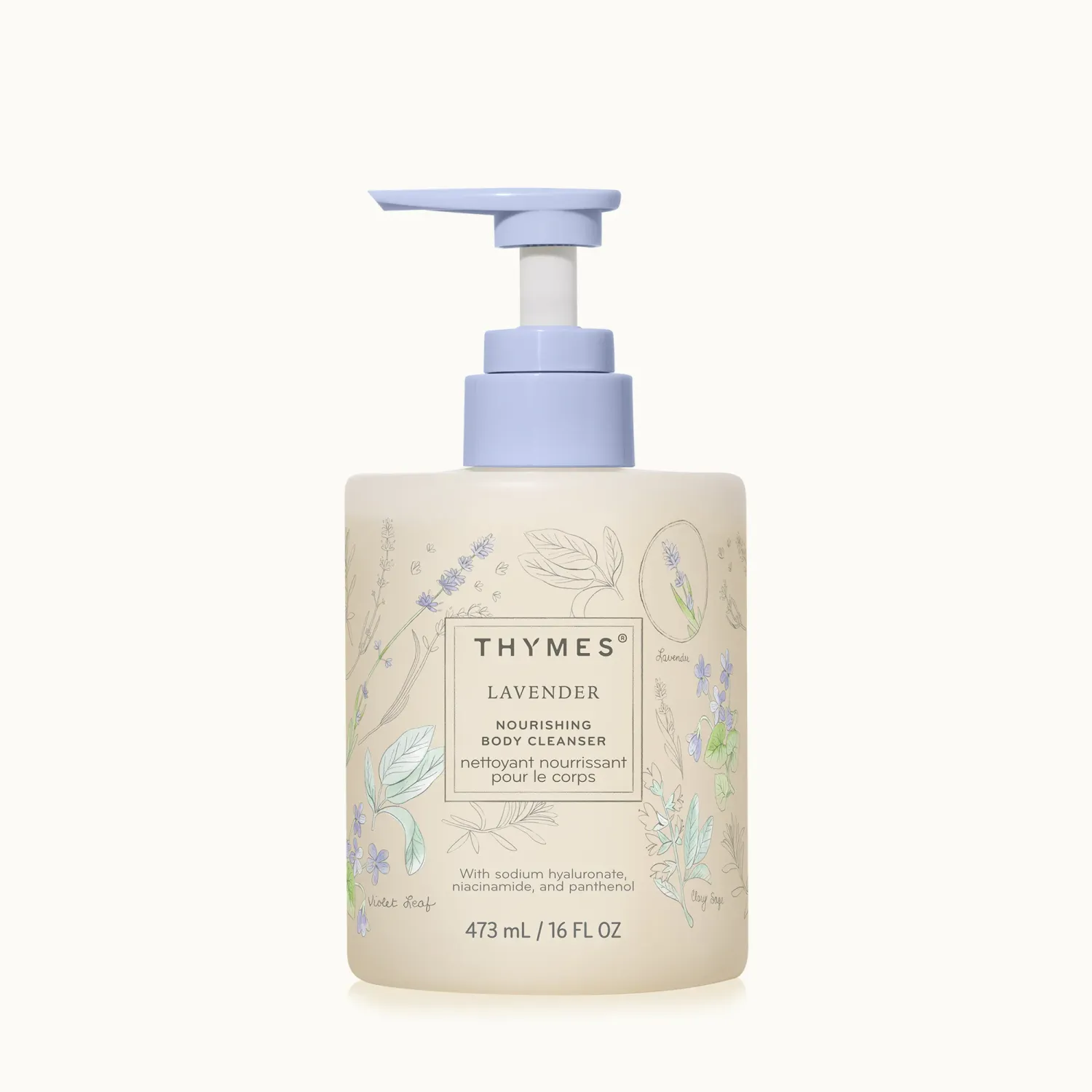 THYMES LAVENDER NOURISHING BODY CLEANSER 16 OZ