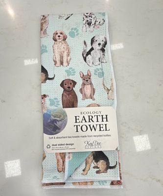 DOG &amp; PAW PRINTS ECO TOWEL