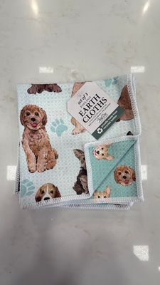KAY DEE DESIGNS DOG AND PAW PRINTS ECO 3PK TOWEL