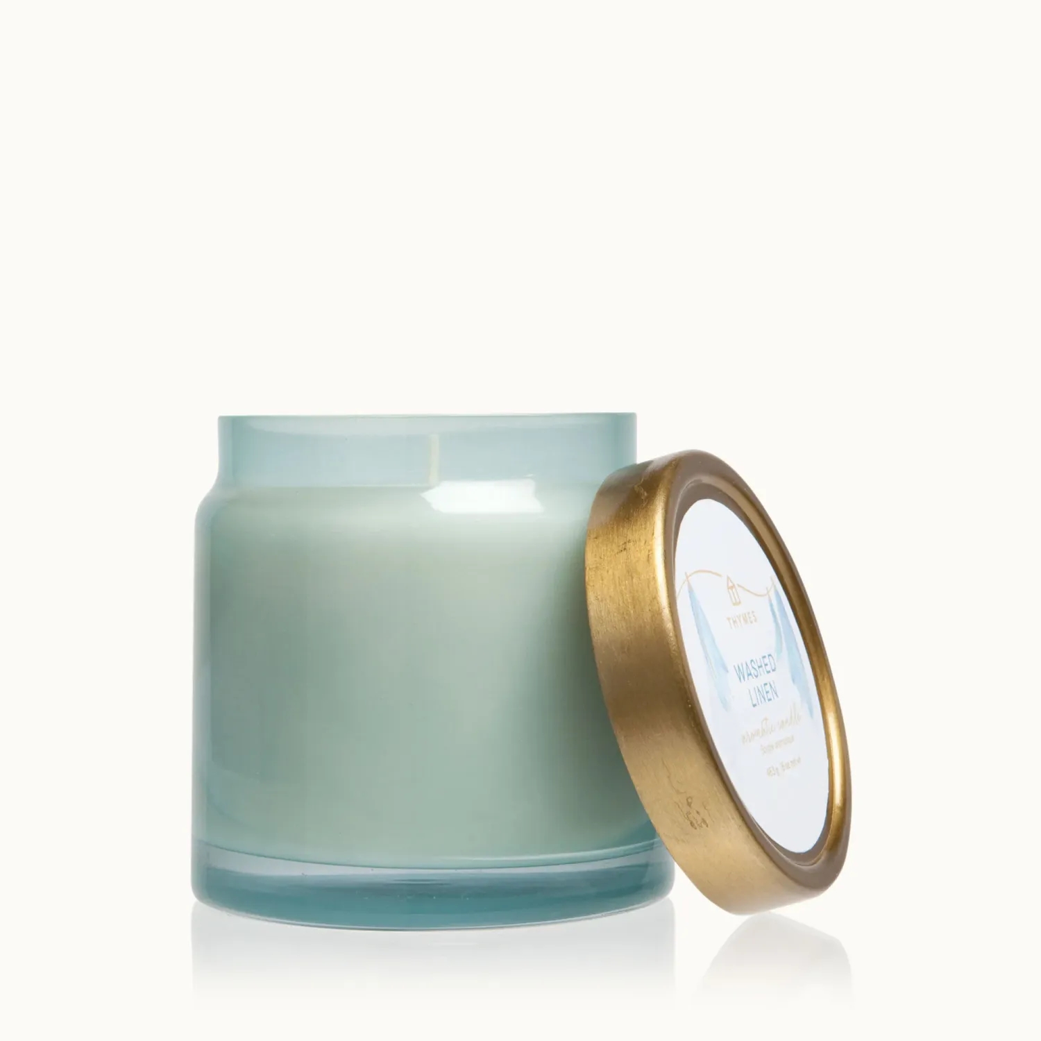 16OZ WASHED LINEN CANDLE