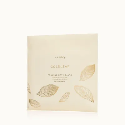 2OZ GOLDLEAF FOAMING BATH SALTS