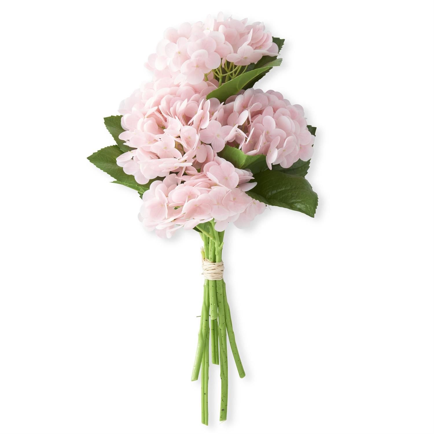 13" PINK REAL TOUCH HYDRANGEA BUNDLE