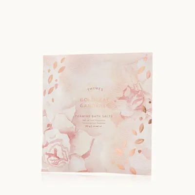 2OZ GOLDLEAF GARDENIA FOAMING BATH SALTS