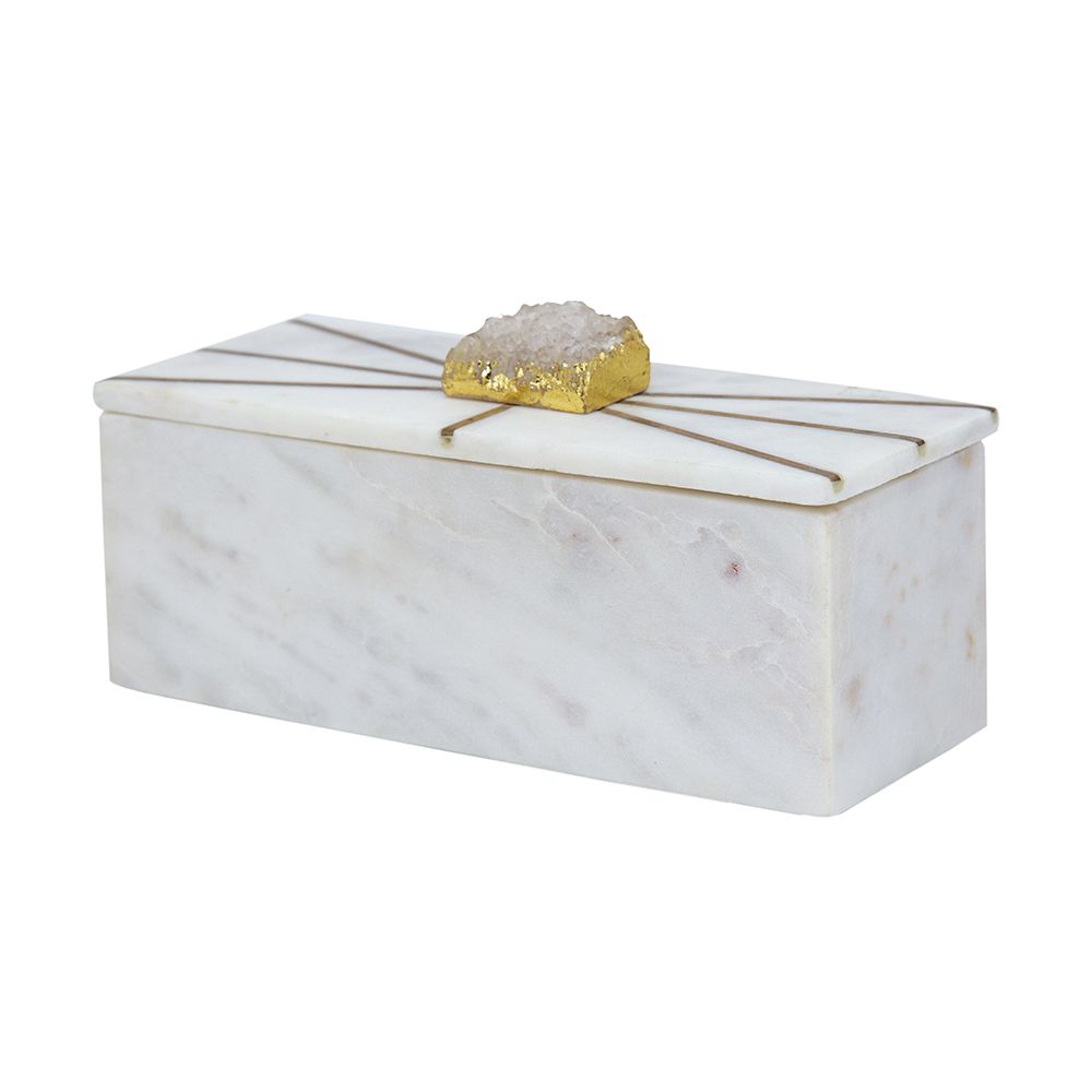 White Marble Box - 78030-DS